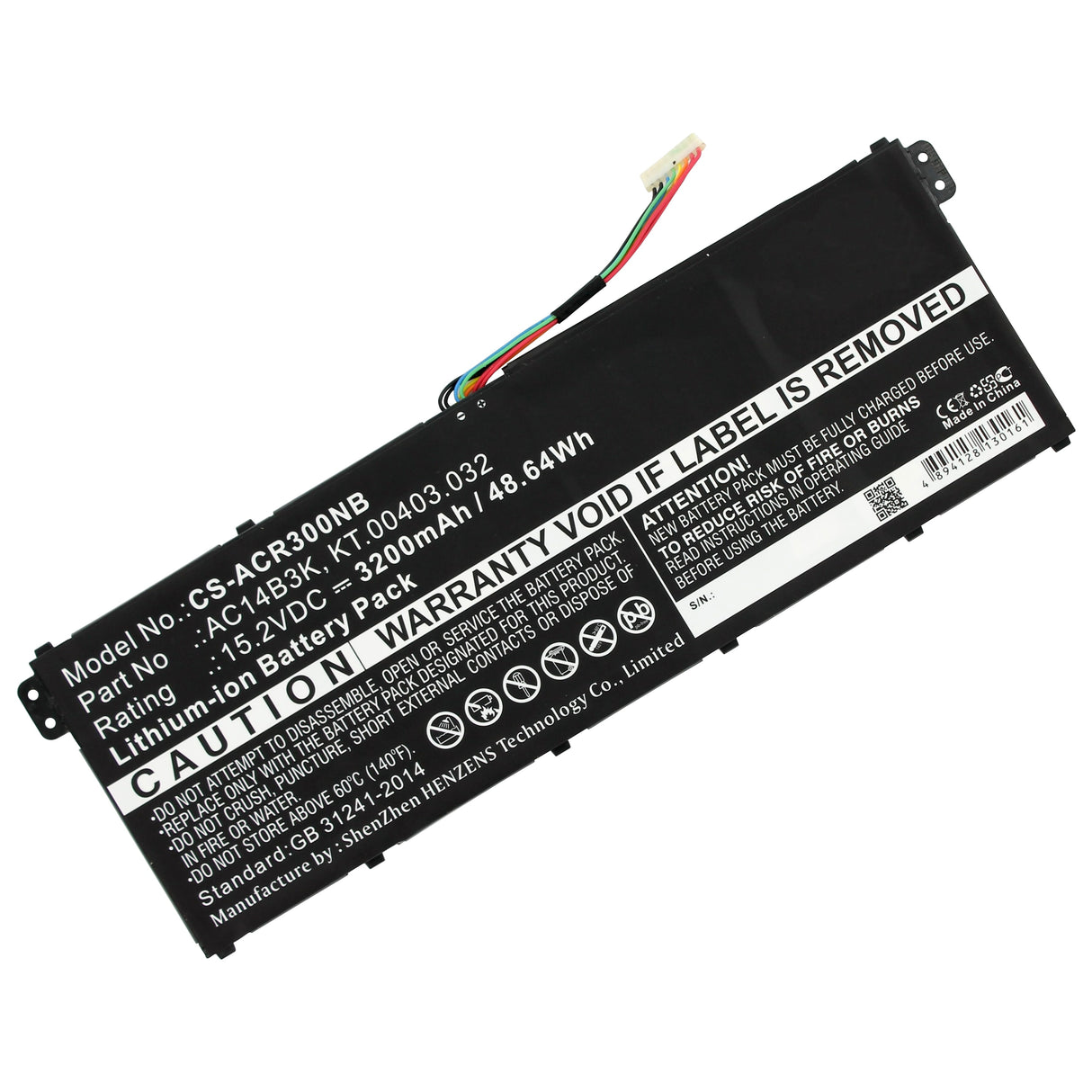 Ersatz -Laptop -Akku 3200mah