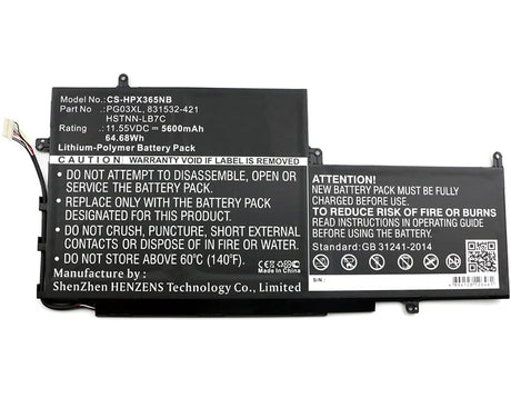 Ersatz -Laptop -Akku 5600mah