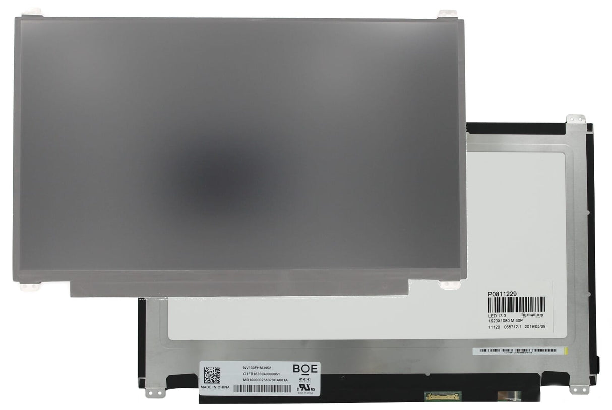 OEM 13,3 tommers LCD -skjerm 1920x1080 MAT 30PIN EDP, IPS