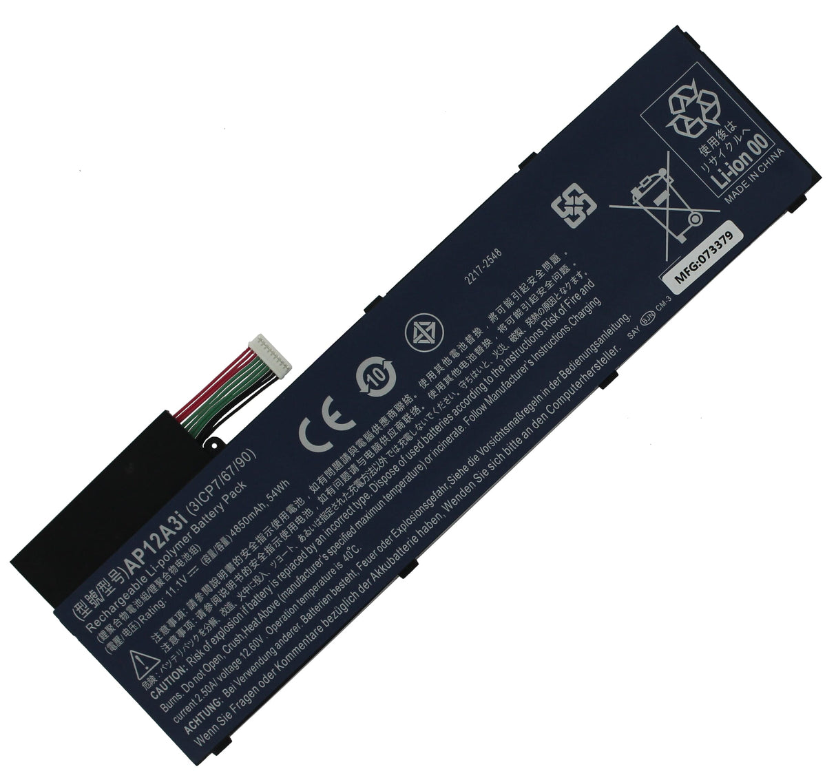 Blu-basic bærbar batteri 4860 mah