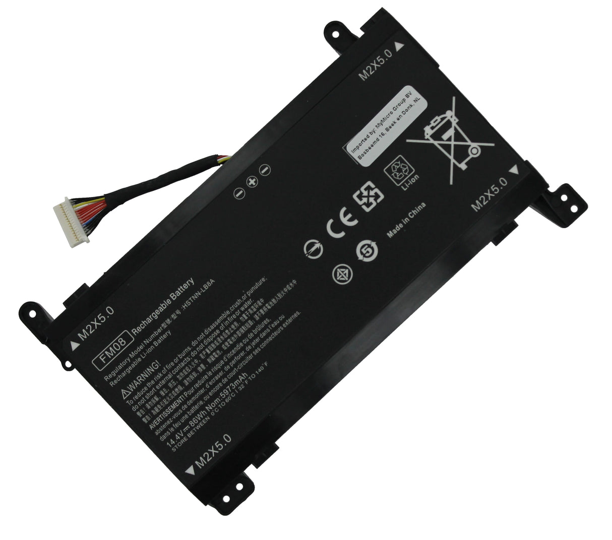 Replacement Laptop Battery 5700 MAH (16 Pins)