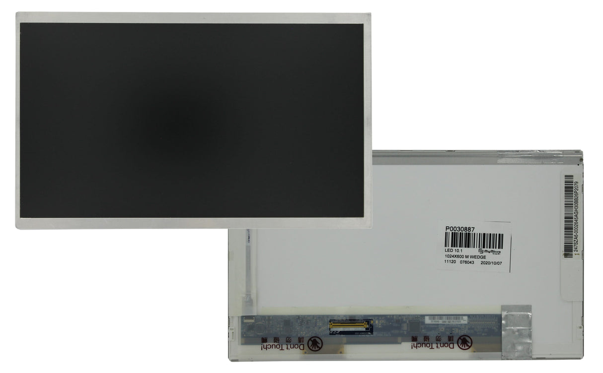 OEM 10.1 tommer LCD -skærm 1024x600 Mat 40pin