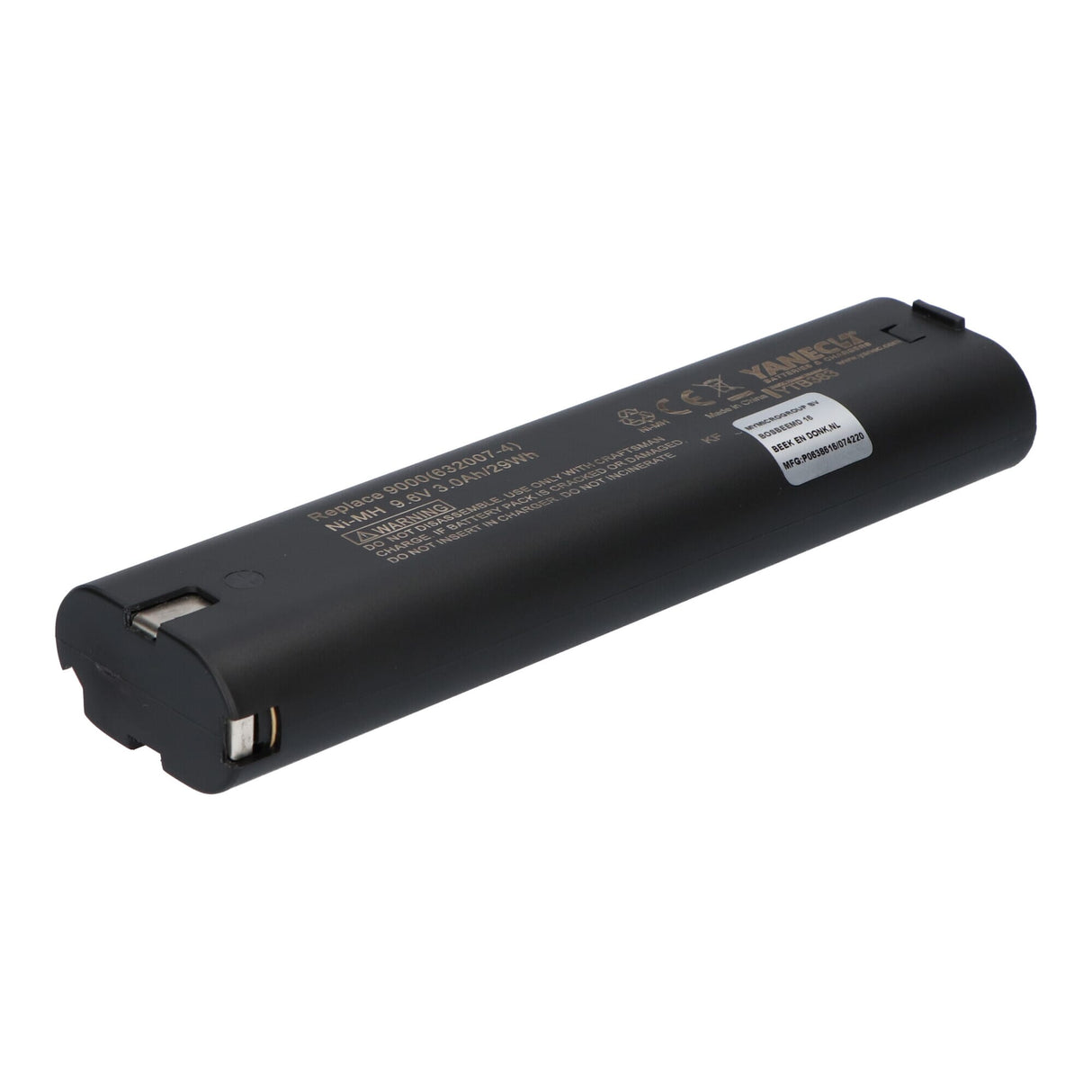 Ryobi Yanec Tools Batterie 9,6 V 3AH Ni-MH für Makita Internal