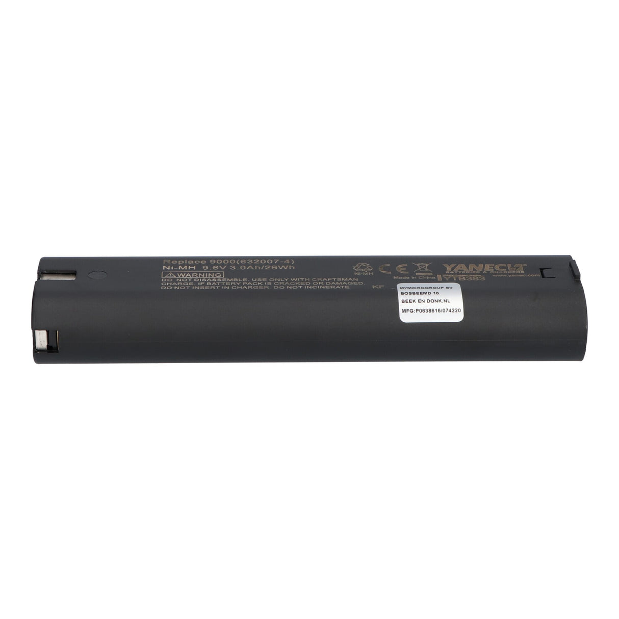 Ryobi Yanec Tools Batterie 9,6 V 3AH Ni-MH für Makita Internal