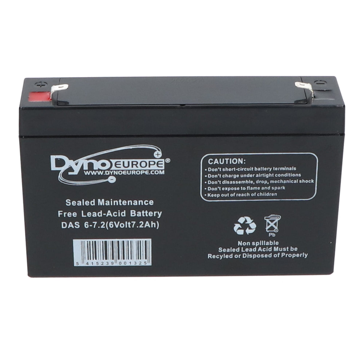 Dyno Europe Dyno Blei-Säure-Batterie 6 V 7,2 Ah