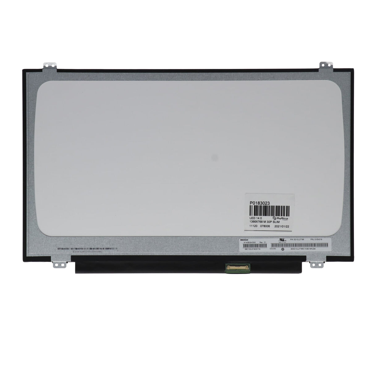 OEM 14,0 tommers LCD -skjerm 1366x768 glans 30pin EDP