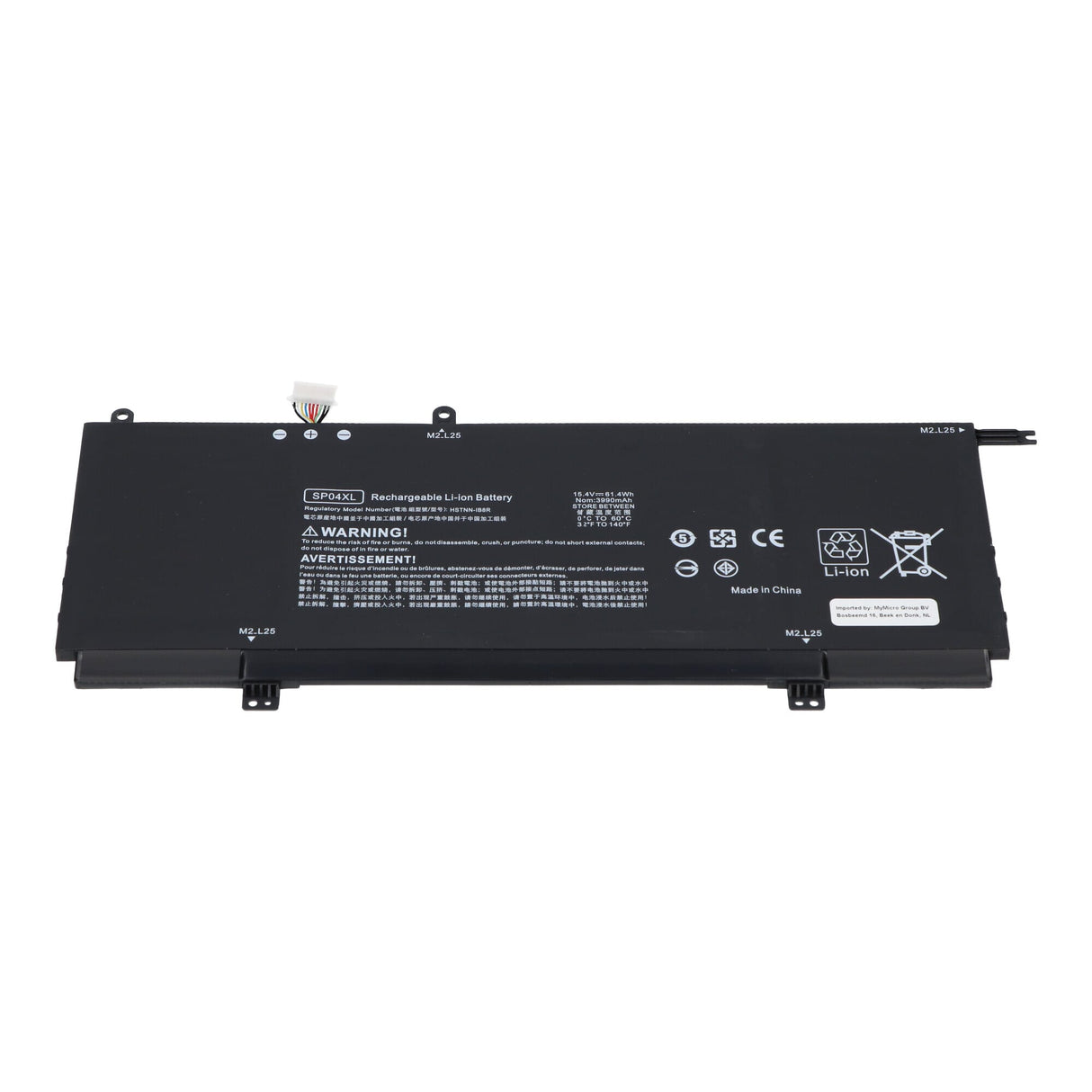 Batterie de remplacement de l'ordinateur portable 3850 mAh