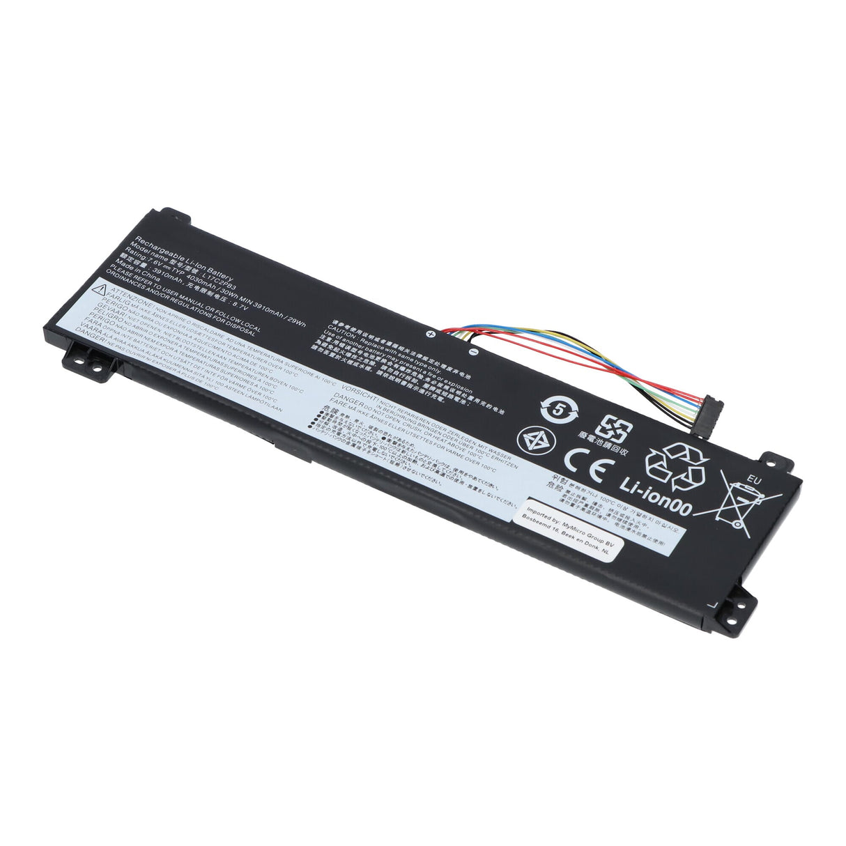 Ersatz -Laptop -Akku 3950 mAh