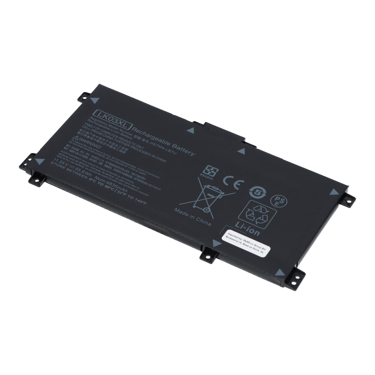 Ersatz -Laptop -Akku 11.55 V 4400mah