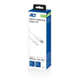 Act USB A auf Lightning Lade- und Datenkabel 2 m MFI-zertifiziert