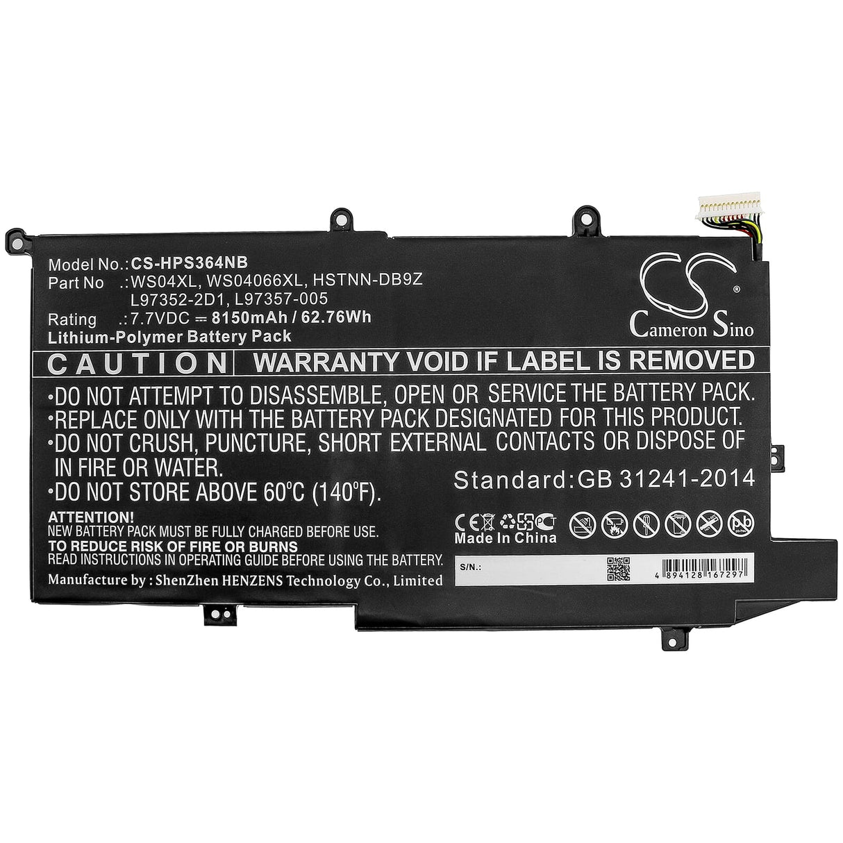 Ersatzlaptop -Akku 8150mah