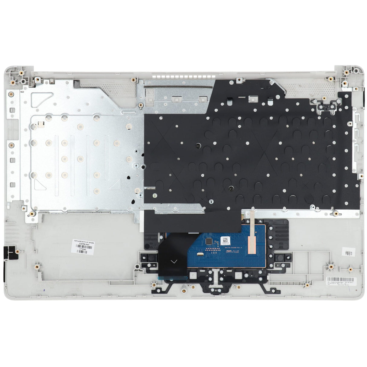 HP Laptop-Tastatur Azerty Be + obere Abdeckung – Silber