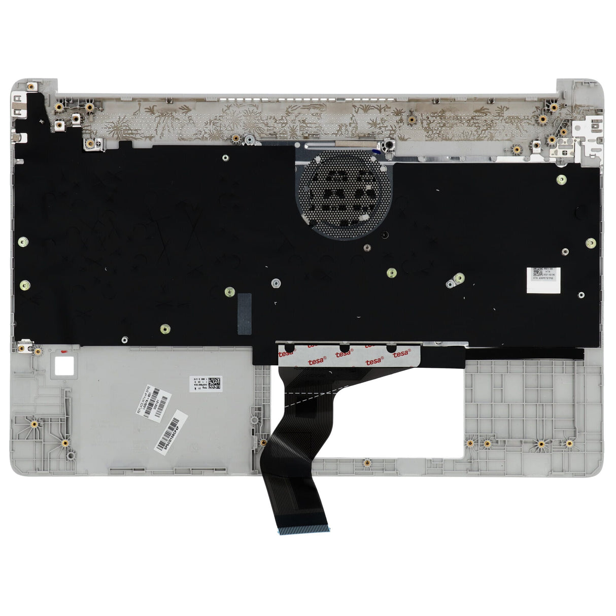 Ty HP Laptop-Tastatur QWER US + obere Abdeckung – Silber
