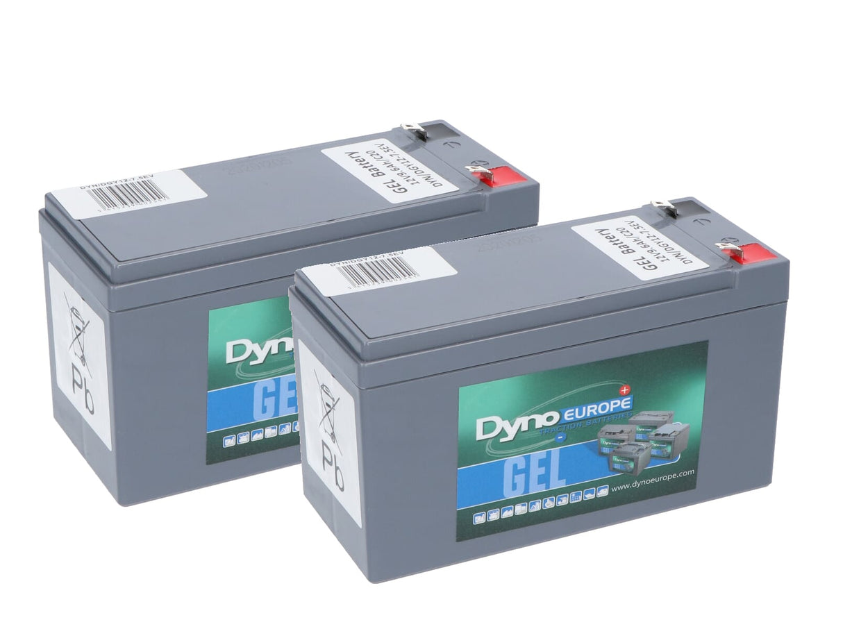 Dyno-Gel-Batterie 12 V 7,5 Ah Ersatzset (ohne Kabel)