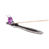 Dark Legends Mini-Räucherstäbchenhalter mit Amethyst-Drachen