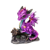 Elemente niedlicher Baby-Amethyst-Walddrache