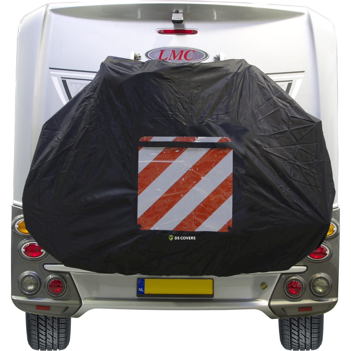 DS deckt Fahrradträgerabdeckungsstern mit Dangerborde -Halter schwarz ab