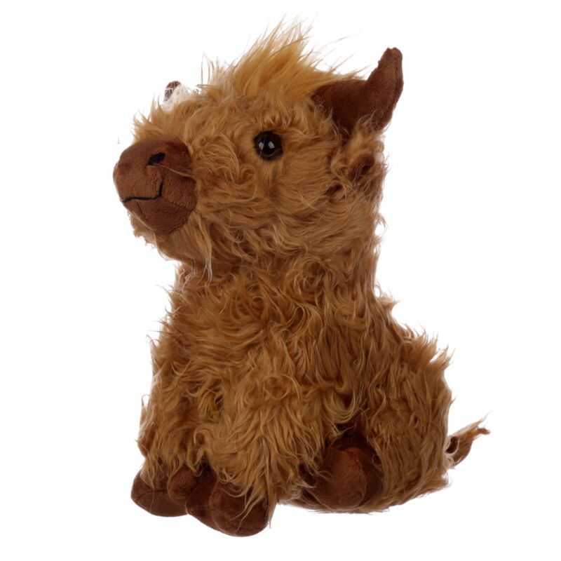 Highland Coo Plüsch-Kuh-Türstopper aus Plüsch