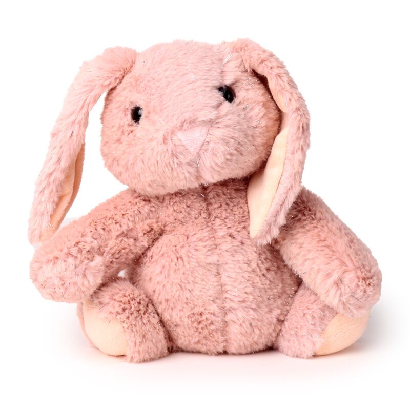 Türstopper aus rosa Hasenplüsch