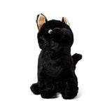 Plüsch-Türstopper mit schwarzer Katze