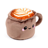 Foodiemals Cappuccino Plüsch-Türstopper