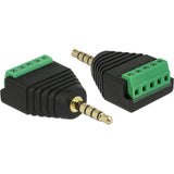 Delock Delock Adapter Stereo -Jack männlich 3,5 mm bis terminal Block
