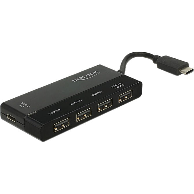 Delock External USB 3.1 Gen 1 USB-C> 4x USB-A + 1x USB-C
