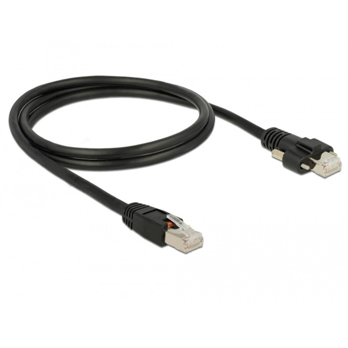 DELOCK RJ45 -Stecker> RJ45 -Stecker mit Schrauben Cat.6 SSTP