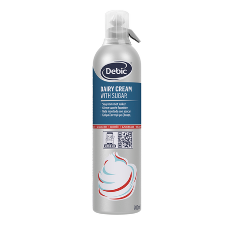 Debic Schlagsahne mit Zucker Sprühdose (700 ml)