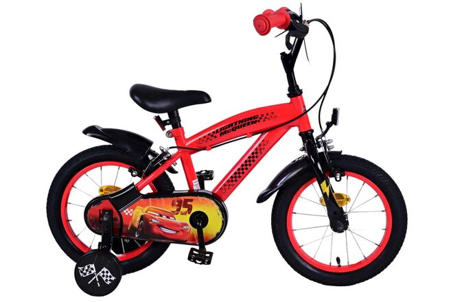 Disney Disney Children's Bike Boys 14 Zoll rote zwei Handbremsen