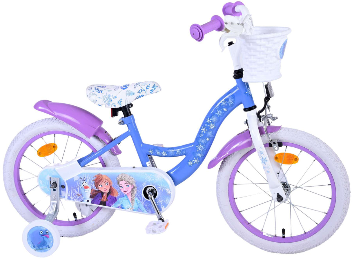 Disney Frozen II 16 tum 29 cm Girls Knap Brake Blue Purple