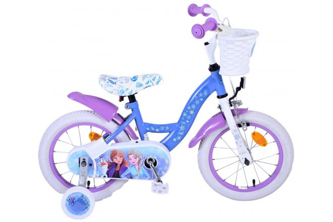 Disney Frozen 2 Bike Children Girls 14 pulgadas Blue Purple