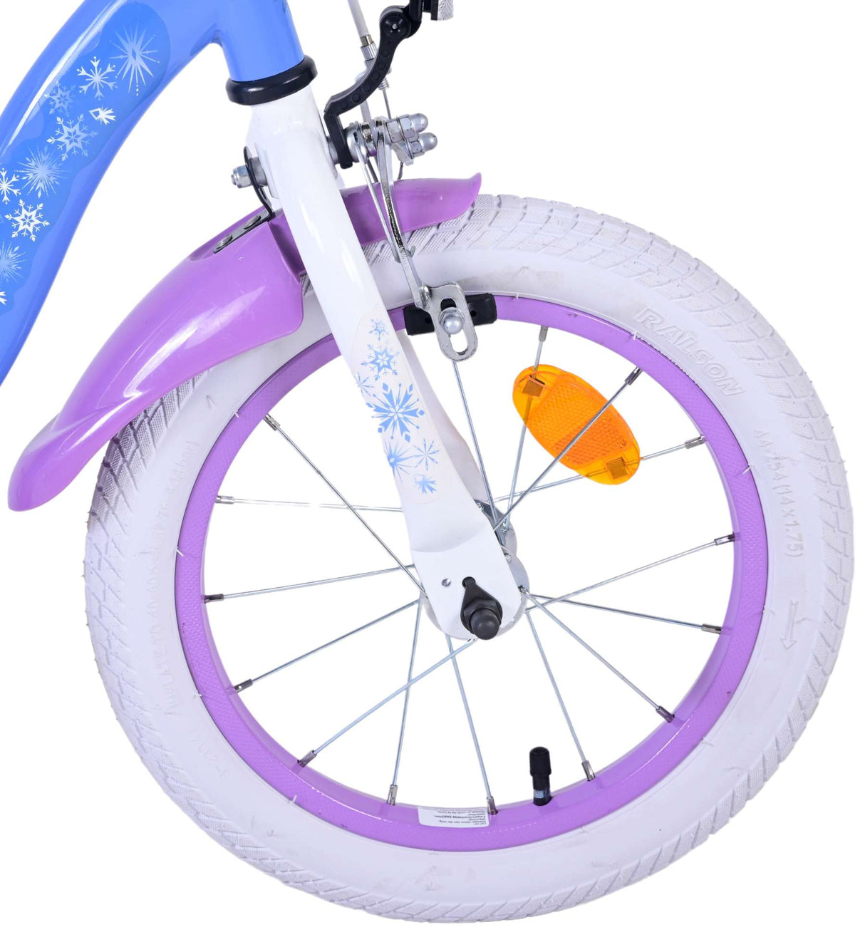 Disney Frozen 2 Bike Children Girls 14 pulgadas Blue Purple