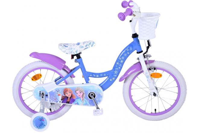 Disney Frozen II 16 tommer 29 cm piger Knap bremseblå lilla