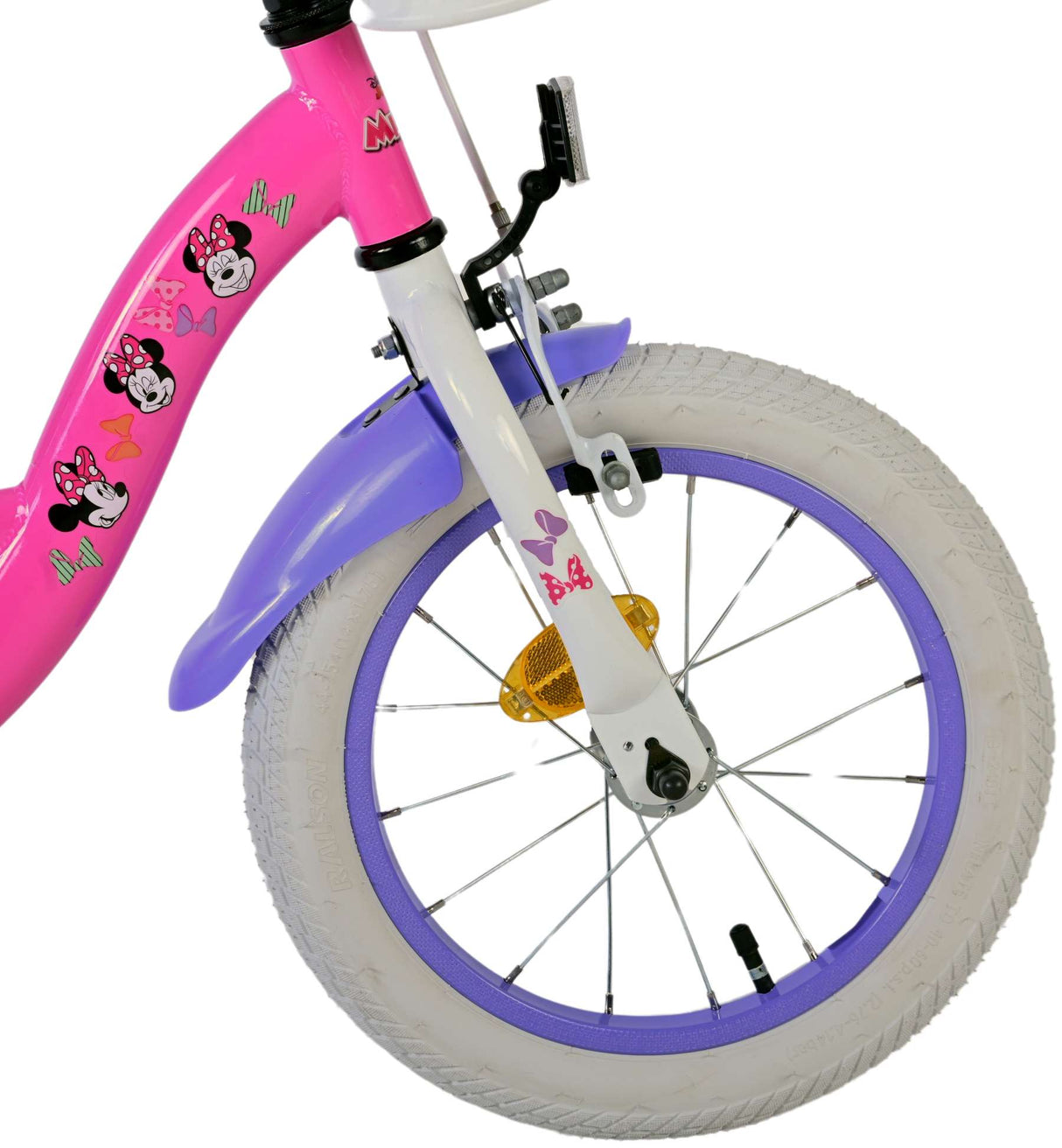 Disney Minnie Cutest Ever! Niñas de bicicleta para niños de 14 pulgadas rosa