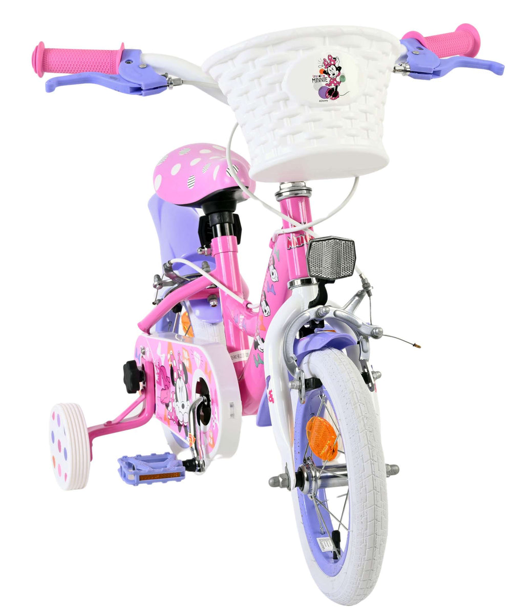 Disney Minnie ist die süßeste aller Zeiten! Kinderfahrrad - Mädchen - 12 Zoll - Pink - zwei Handbremsen