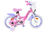 Disney Minnie Kinderfahrrad – Mädchen – 14 Zoll – Pink – zwei Handbremsen