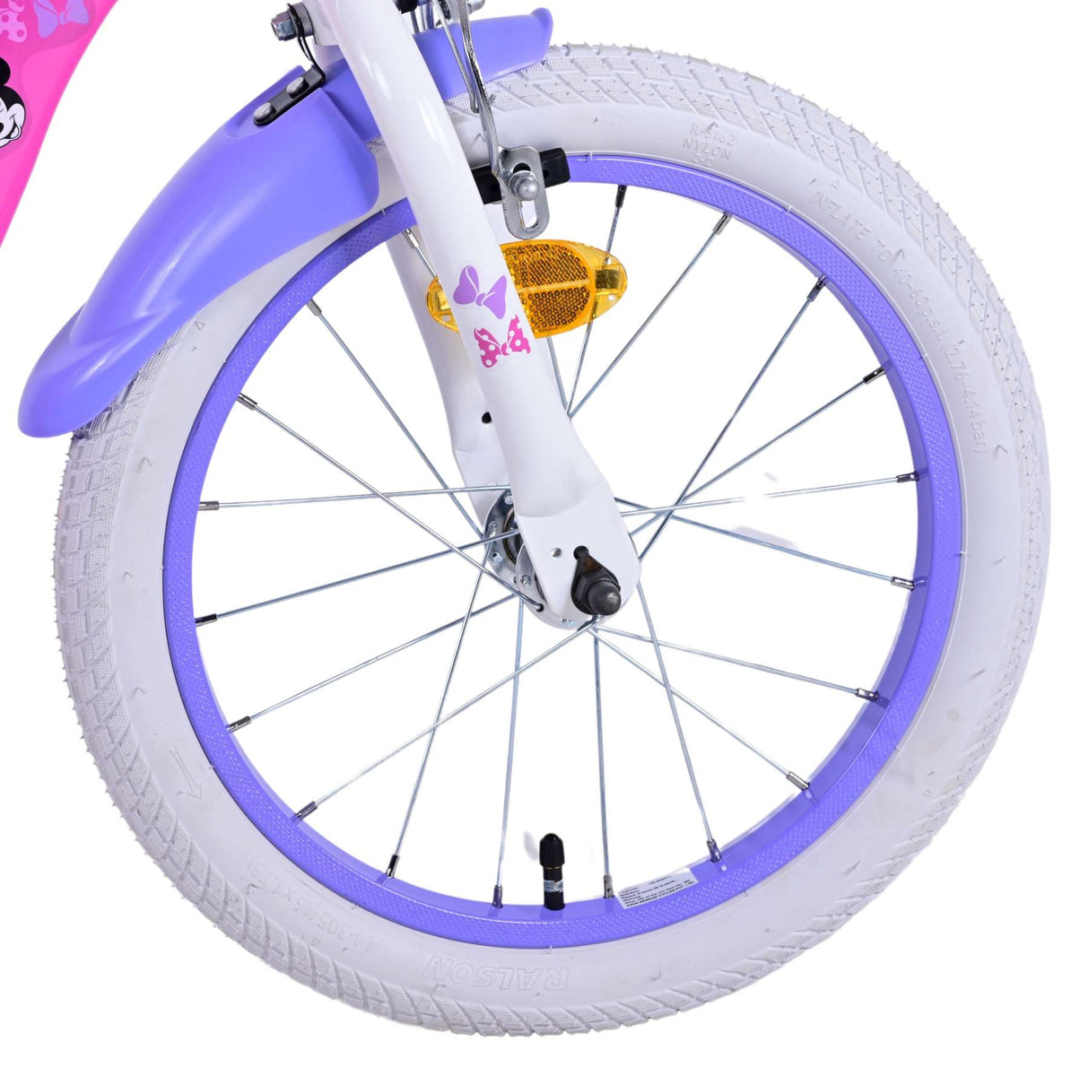 Disney Minnie Children's Bike Girls 16 Zoll rosa zwei Handbremsen