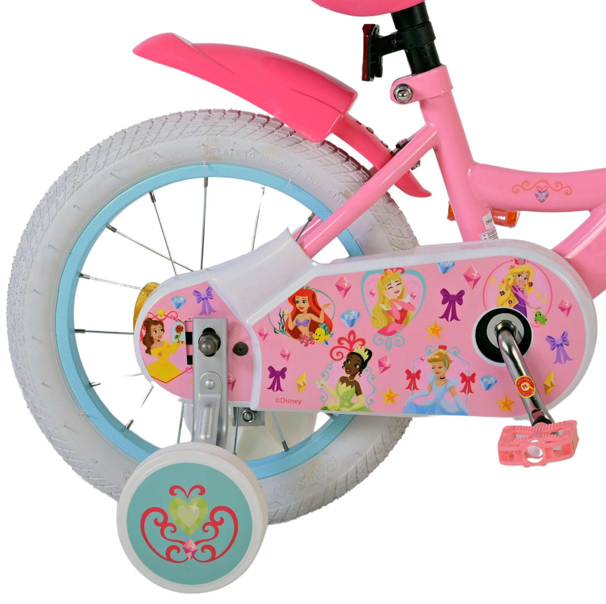 Disney Princess Children's Bike Girls 14 tum rosa