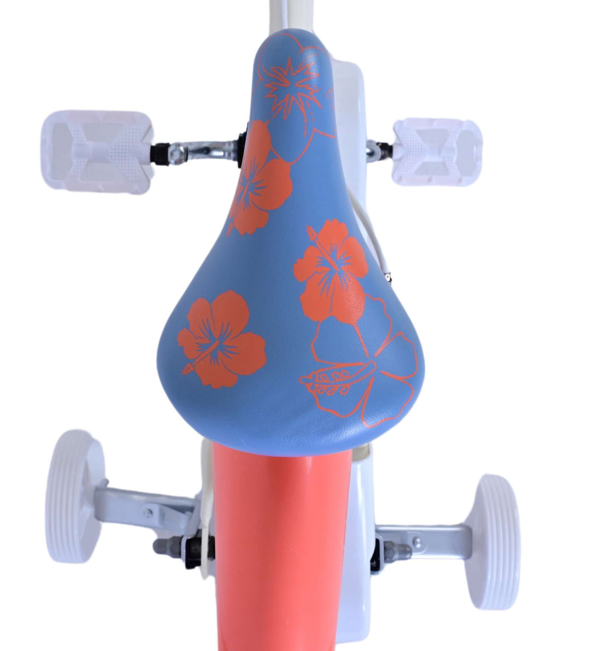 Stitch stitch children's bike girls 16 inch cream coral blue two hand brakes