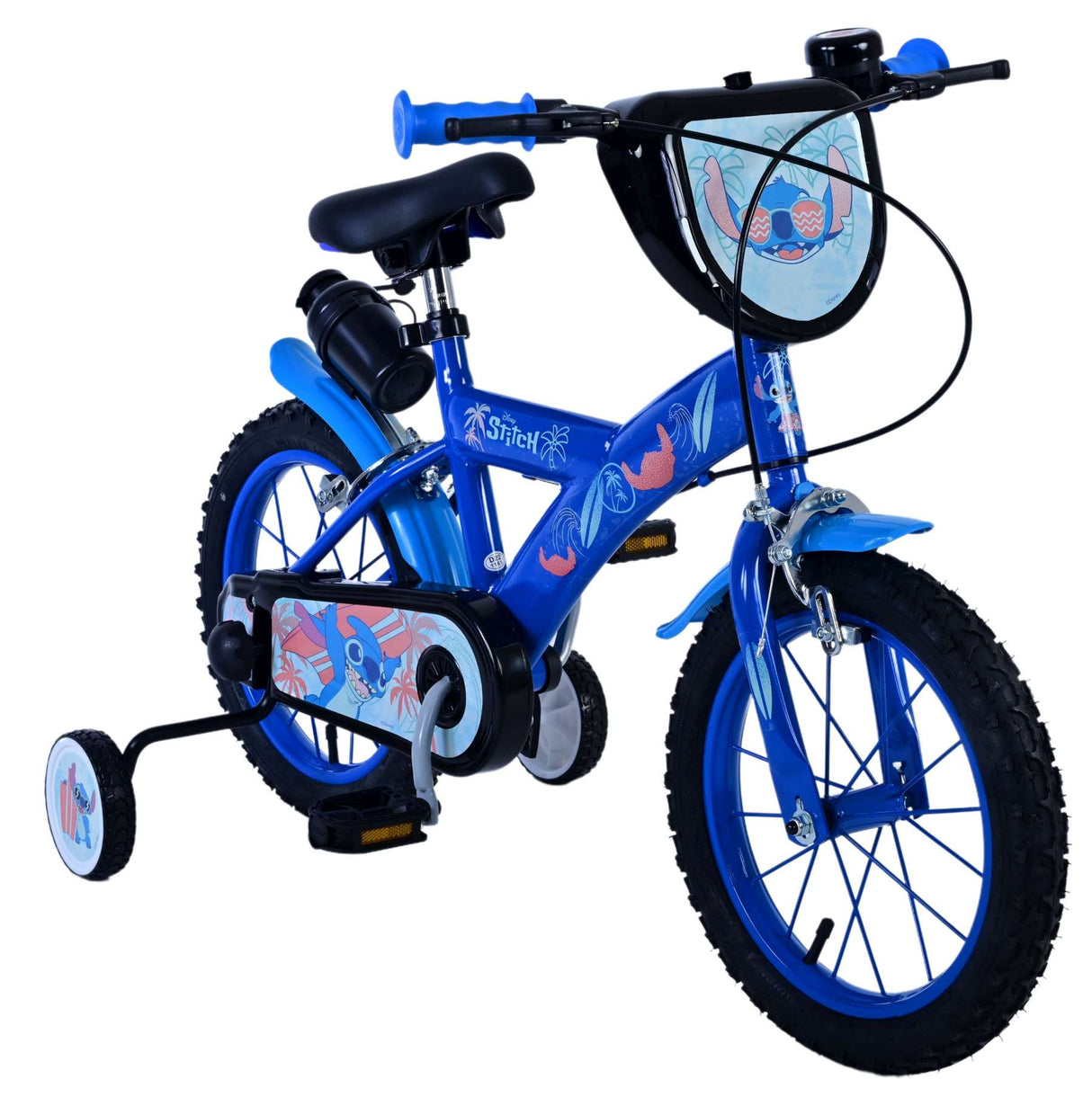 Stichstichstich Kinderrad Jungen 14 Zoll blau zwei Handbremsen