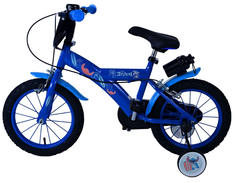 Stichstichstich Kinderrad Jungen 14 Zoll blau zwei Handbremsen