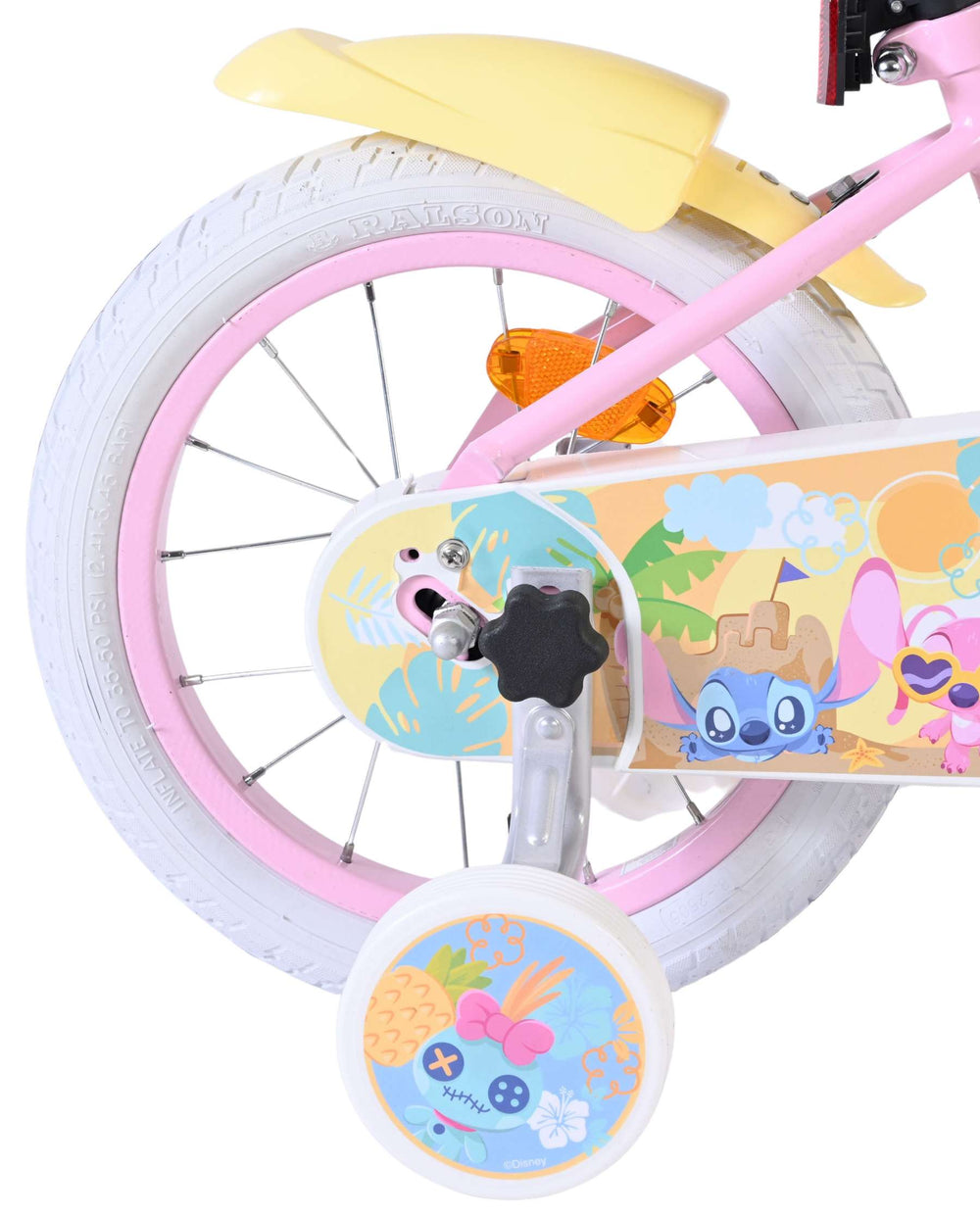 Stich Disney Stitch Kinderfahrrad – Mädchen – 14 Zoll – Rosa