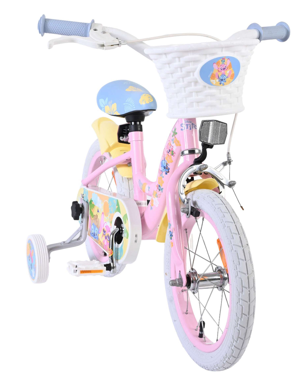 Stich Disney Stitch Kinderfahrrad – Mädchen – 14 Zoll – Rosa