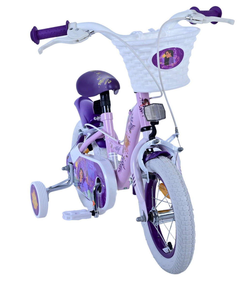 Wünschen Sie Disney Children's Bicycle - Mädchen - 12 Zoll - Lila - Zwei Handbremsen