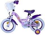 Wünschen Sie Disney Children's Bicycle - Mädchen - 12 Zoll - Lila - Zwei Handbremsen