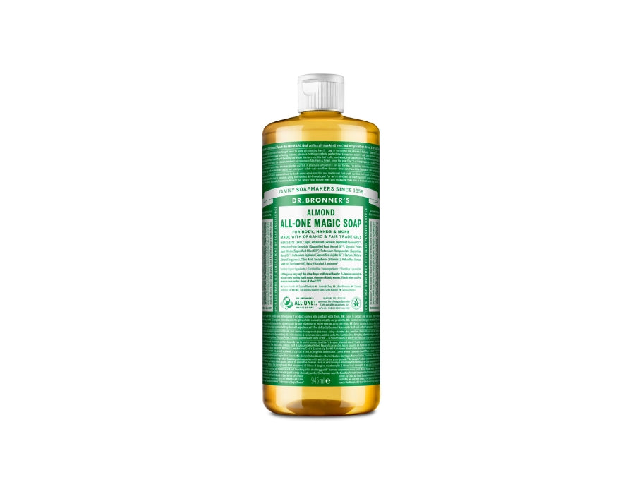 Dr. Bronner's Flüssigseife – reines Kastilien – Mandel – 945 ml