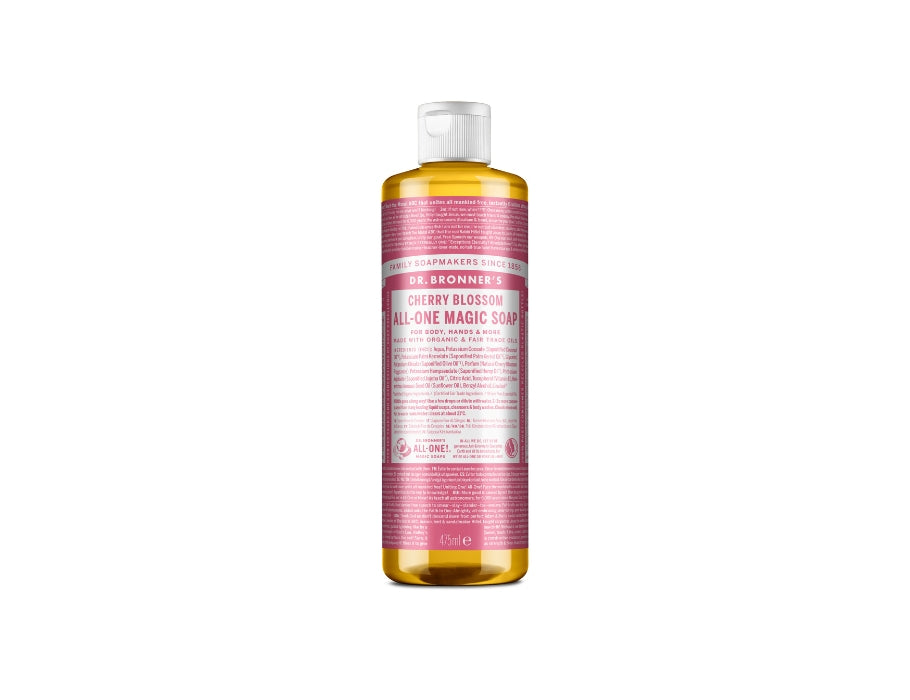 Dr. Bronner's Flüssigseife – reines Kastilien – Kirschblüte – 475 ml