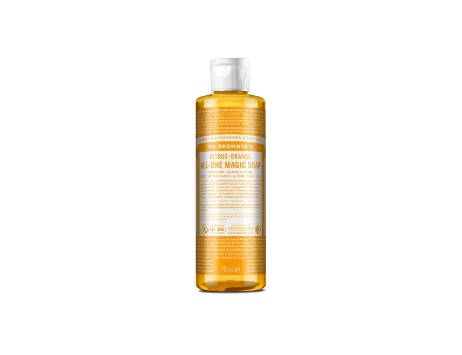 Dr. Bronner's Flüssigseife – reines Kastilien – Zitrus – 240 ml