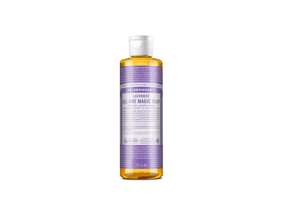Dr. Bronner's Flüssigseife – reines Kastilien – Lavendel – 240 ml